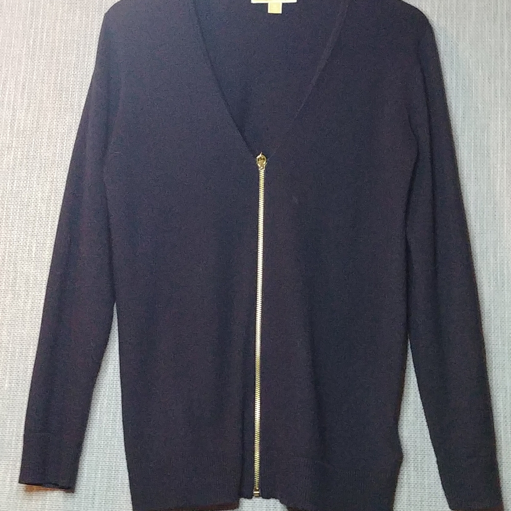 Michael Kors Zipper Cardigan Med - Picture 2 of 9